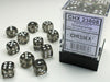 12mm D6 Dice Block (36): Trans. Smoke/White