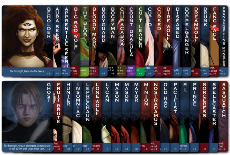 Ultimate Werewolf board game. Who can you trust?