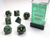 Poly Dice Set (7): Scarab Jade/Gold