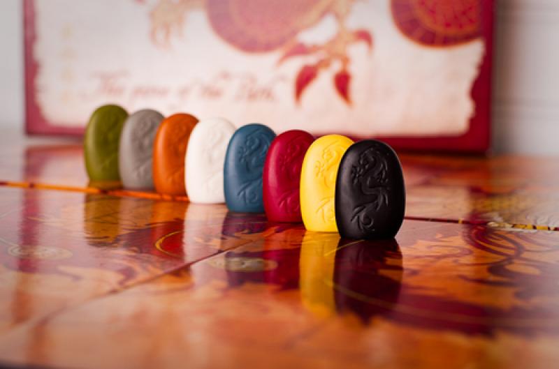 Tsuro board game dragon markers