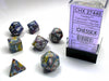 Poly Dice Set (7): Festive Carousel/White