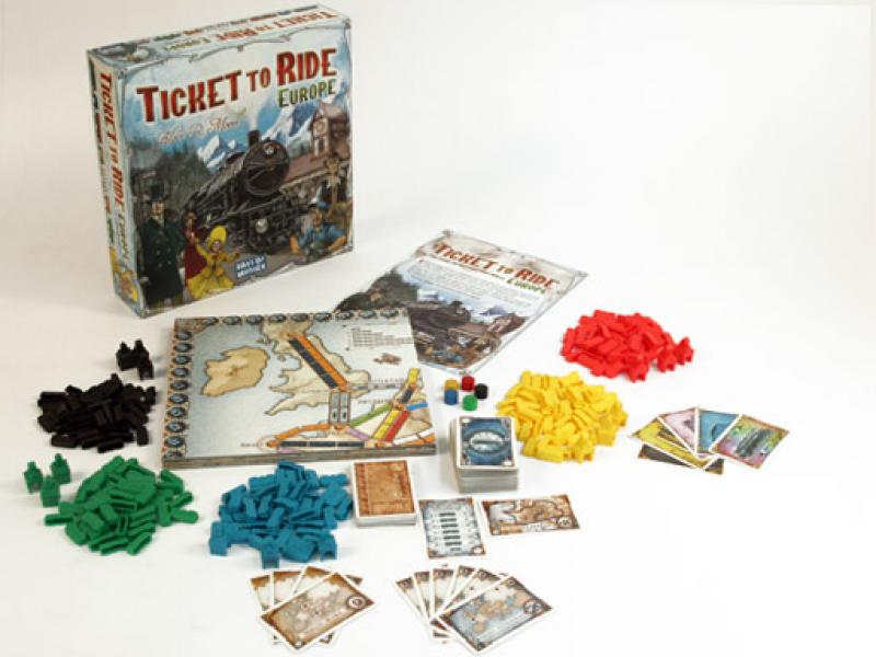 Ticket to Ride Europe: same great gameplay, totally new map