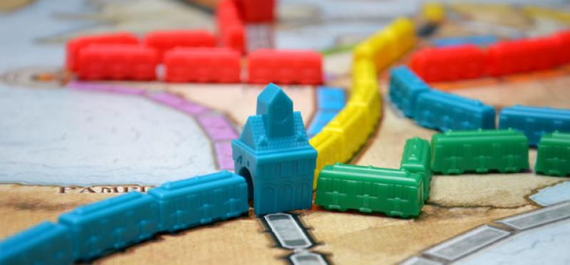 Ticket to Ride Europe comes with really rather lovely artwork