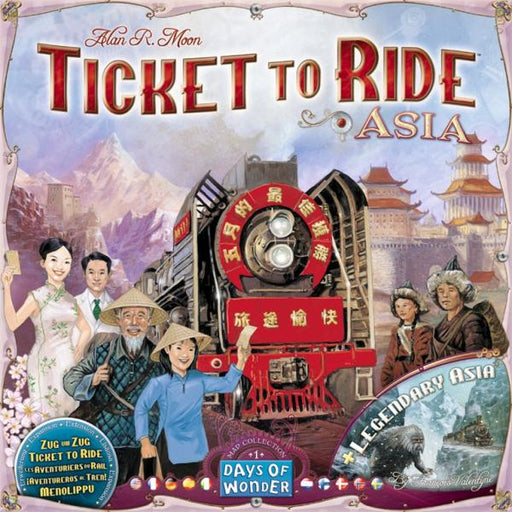 Ticket to Ride: Asia Map Collection, expand your train collection