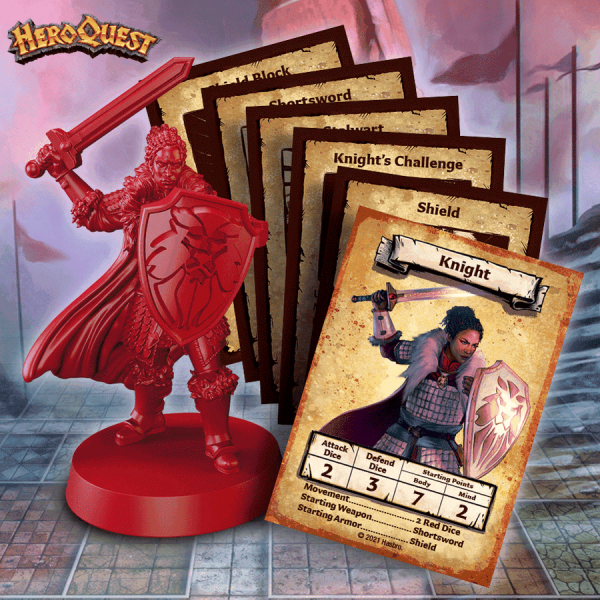 HeroQuest Hero Collection Commander of the Guardian Knights Asmodee Exclusive