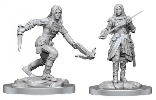 Half-Elf Rogue Female: D&D Nolzur's Marvelous Unpainted Miniatures (W17)