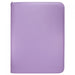Vivid 9-Pocket Zippered PRO-Binder - Purple