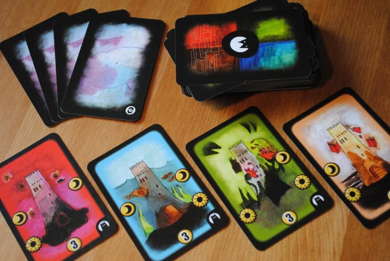 Onirim board game cards. Can you escape the labyrinth?