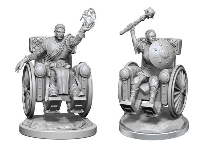 Human Clerics: D&D Nolzur's Marvelous Miniatures (W18)