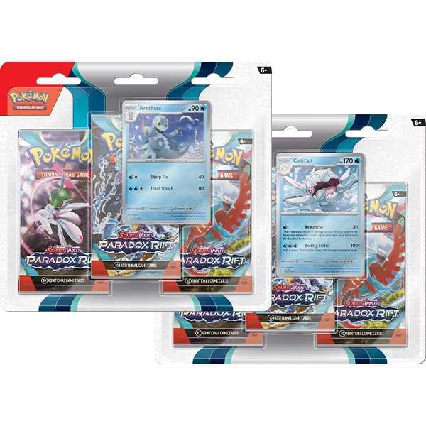 Pokemon TCG: Scarlet & Violet 4 - Paradox Rift - 3-Pack Display