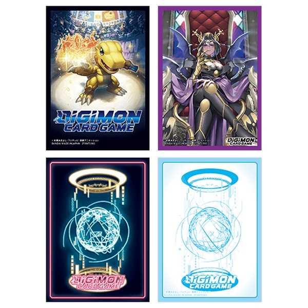 Digimon Card Game: Official Sleeve 2024 Version 1.0 (4 Kinds Assortment)