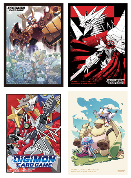 Digimon Card Game Official Sleeve Version 3 (4 kinds assortment) 2022