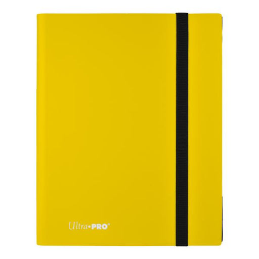 9-Pocket Eclipse Lemon Yellow Pro-Binder