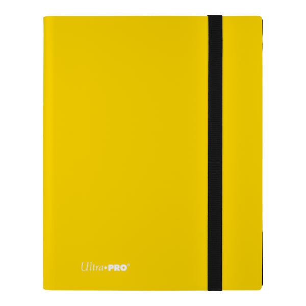9-Pocket Eclipse Lemon Yellow Pro-Binder