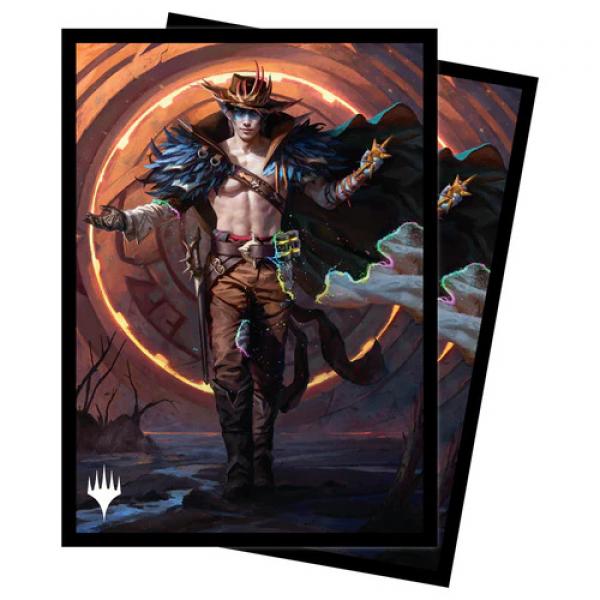 MTG: Outlaws of Thunder Junction 100ct Deck Protector Sleeves Key Art 4