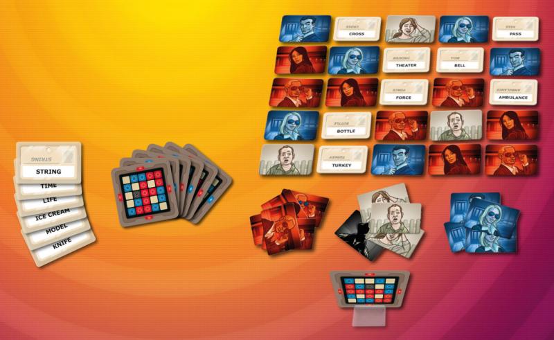 Codenames game box contents