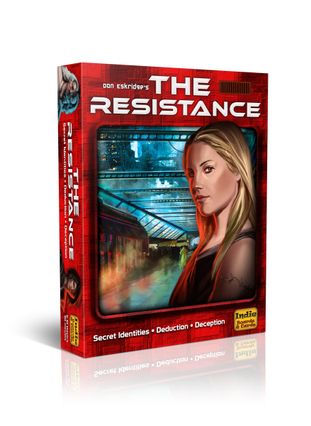 The Resistance board game front of box