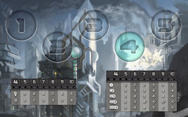 The Resistance board game 3rd edition counter