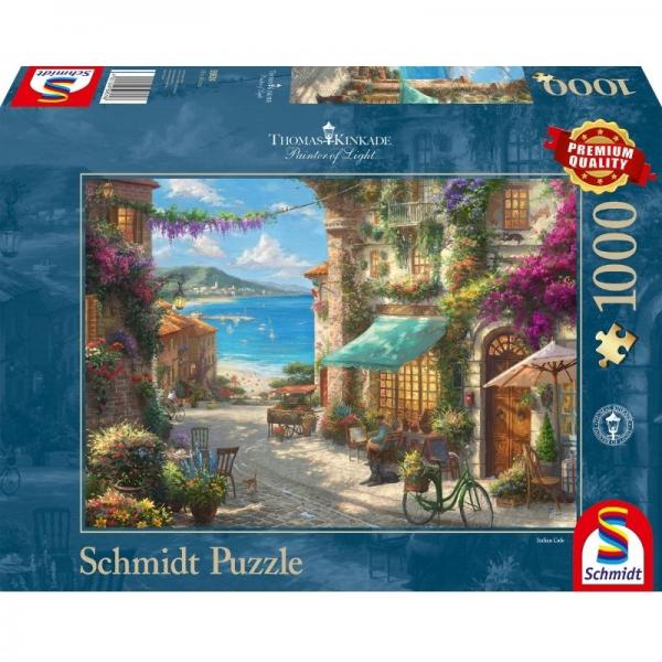 Thomas Kinkade: Café on the Italian Riviera (1000pc)