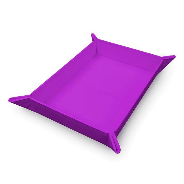 Vivid Magnetic Foldable Dice Tray - Purple