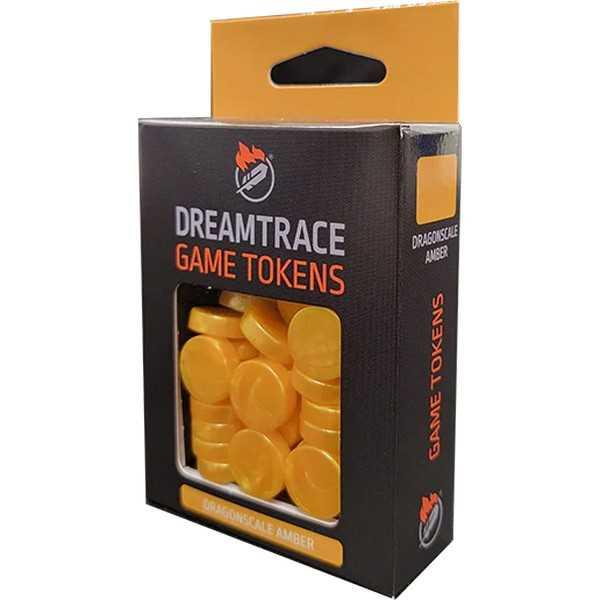 Dragonscale Amber: DreamTrace Gaming Tokens