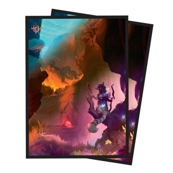 MTG: Bloomburrow 100ct Deck Protector Sleeves Red