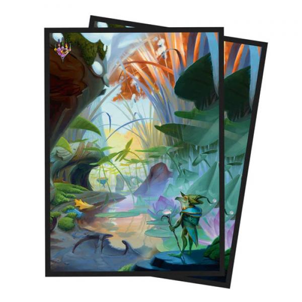 MTG: Bloomburrow 100ct Deck Protector Sleeves Blue