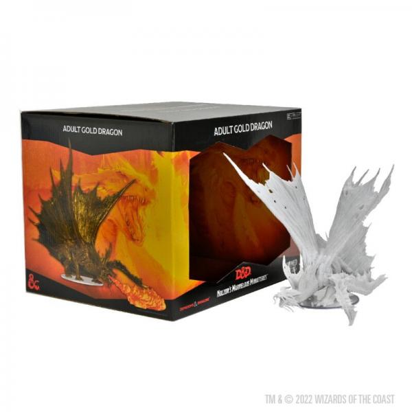 Adult Gold Dragon: D&D Nolzur's Marvelous Unpainted Miniatures