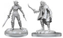 Elf Rogue & Half-Elf Rogue Protégé: D&D Nolzur's Marvelous Unpainted Miniatures (W19)