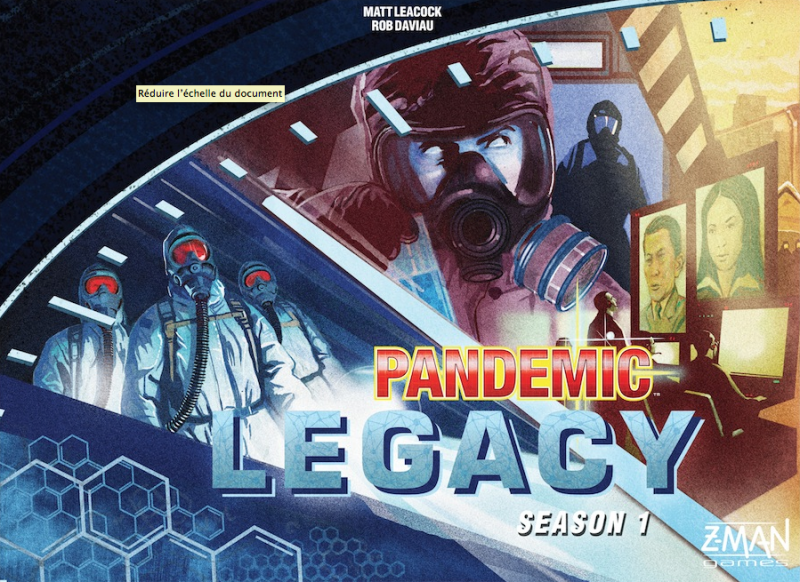 Pandemic Legacy Blue front of box