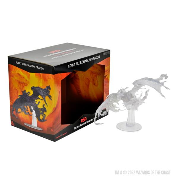 Adult Blue Shadow Dragon: D&D Nolzur's Marvelous Unpainted Miniatures