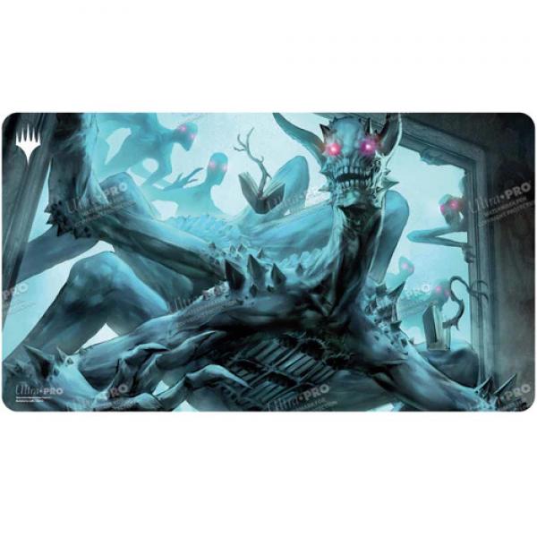 MTG: Duskmourn Playmat Mythic Cycle Blue