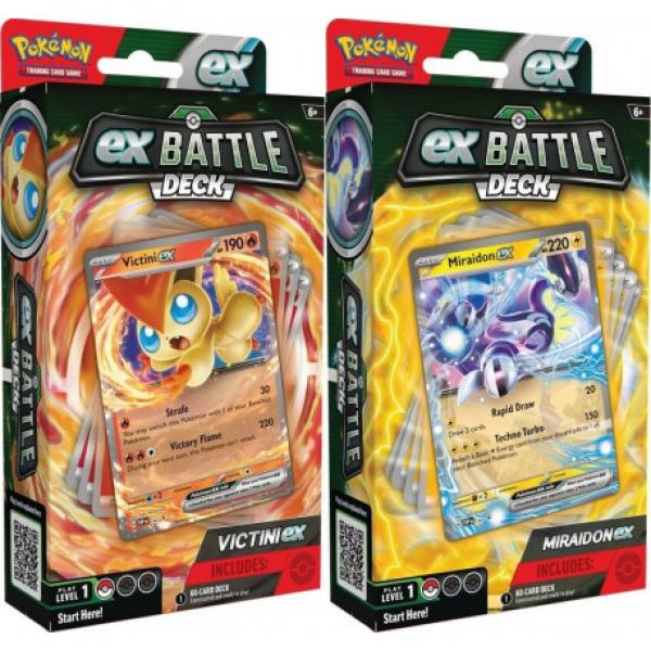 Pokémon TCG: Miraidon and Victini ex Battle Decks