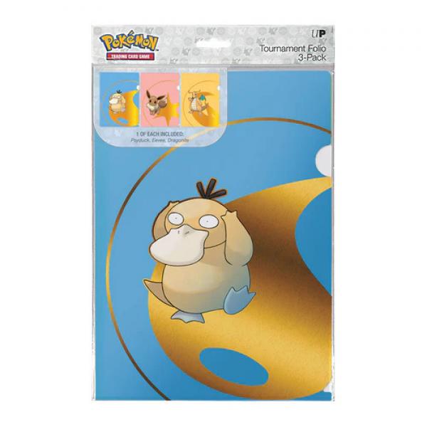 Pokemon Tournament Folios 3-Pack - Psyduck, Eevee, and Dragonite (Series 2)