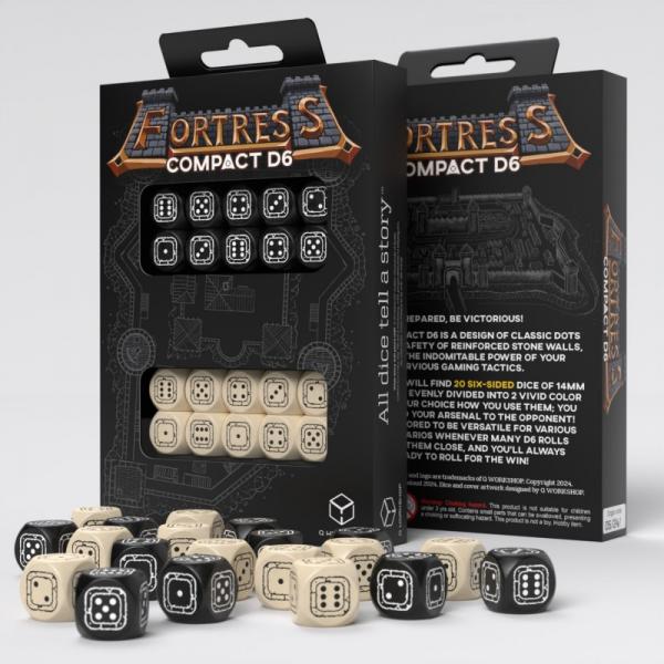 Fortress Compact D6 Black & Beige