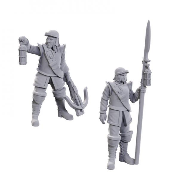 Roadwardens Male & Female: WizKids Deep Cuts Unpainted Miniatures (W23) [ Pre-order ]