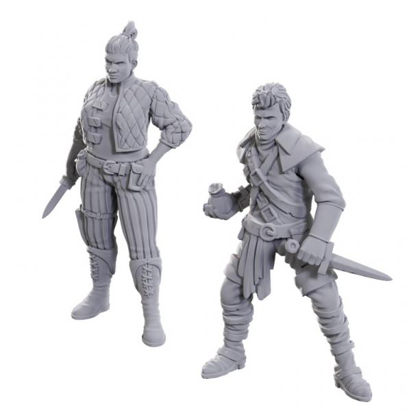 Cutpurses Male & Female: WizKids Deep Cuts Unpainted Miniatures (W23) [ Pre-order ]