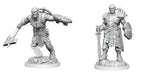 Earth Genasi Fighter: D&D Nolzur's Marvelous Unpainted Miniatures (W20)
