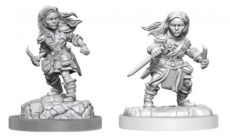 Halfling Rogue Female: D&D Nolzur's Marvelous Unpainted Miniatures (W20)