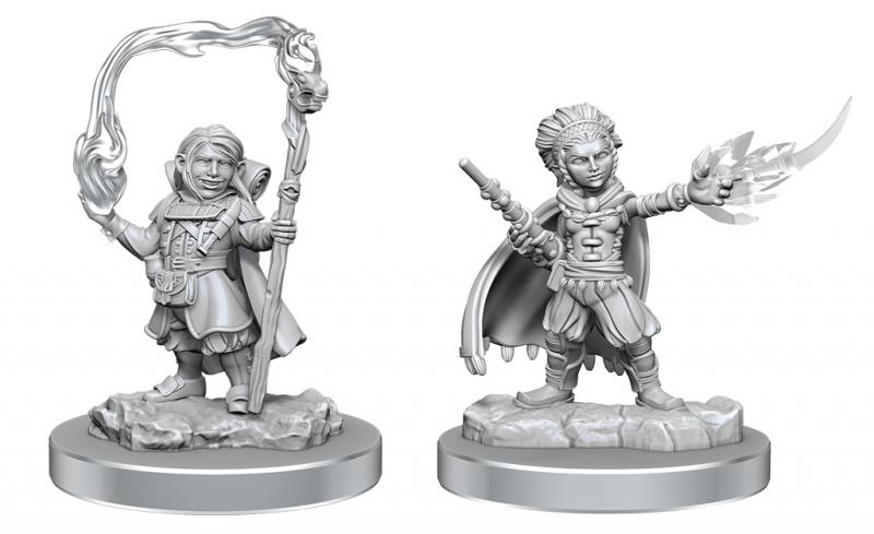 Halfling Wizards: D&D Nolzur's Marvelous Unpainted Miniatures (W20)