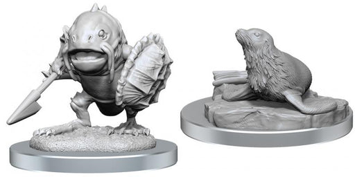 Locathah & Seal: D&D Nolzur's Marvelous Unpainted Miniatures (W20)