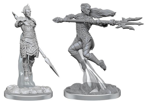 Sea Elf Fighters: D&D Nolzur's Marvelous Unpainted Miniatures (W20)