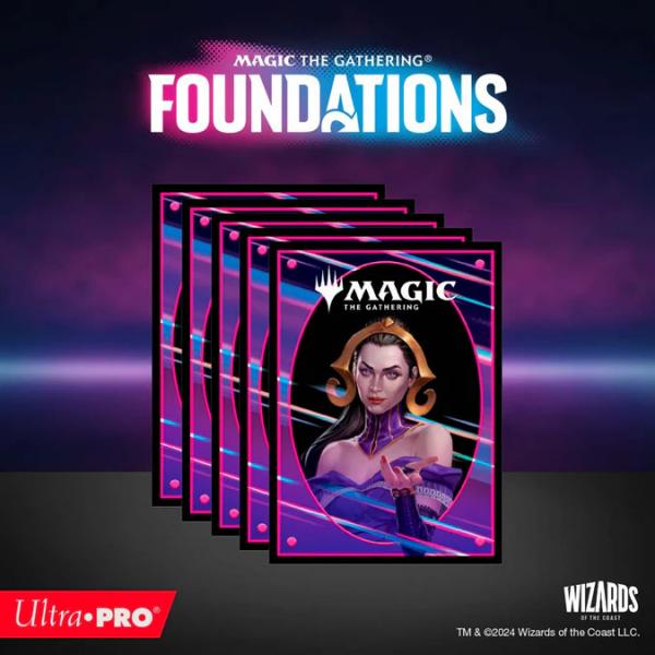 MTG: Foundations 100ct Deck Protector Sleeves Dark