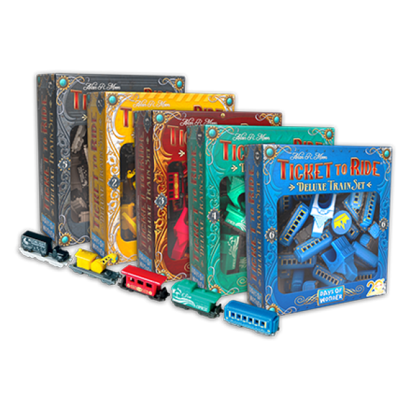 Ticket to Ride 20th Anniversary Deluxe train set