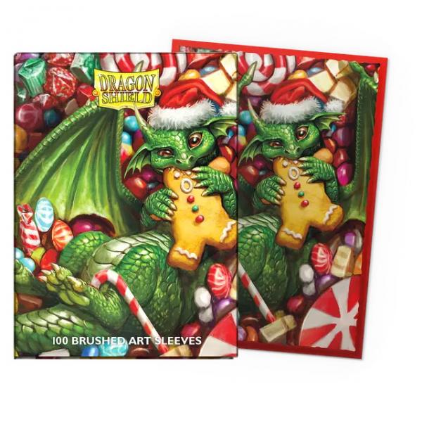 Dragon Shield Brushed ART Standard Sleeves - Christmas Dragon 2024 (100 ct.)