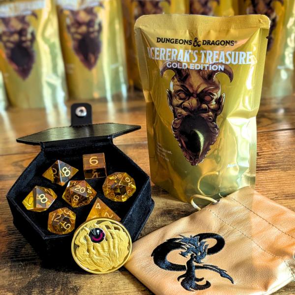 Acererak's Treasure Pack Gold Edition - Dungeons and Dragons by Sirius Dice