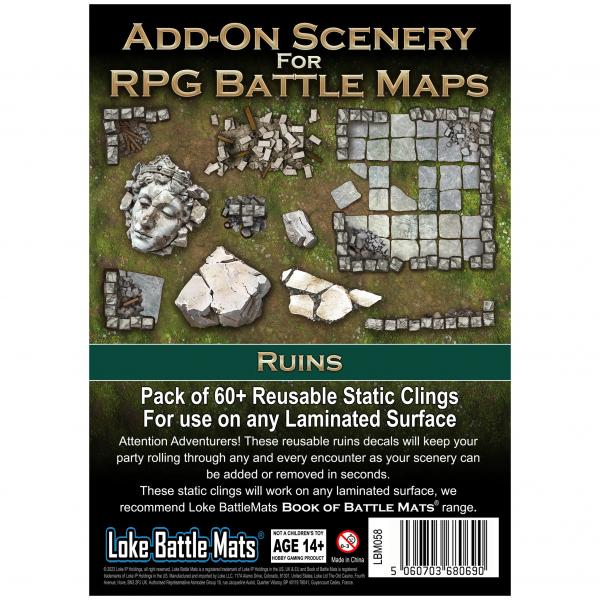 Ruins: Add-On Scenery For RPG Battle Maps