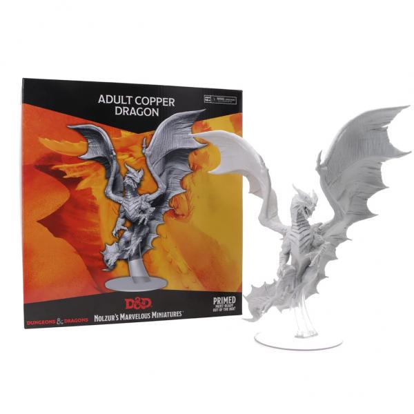 Adult Copper Dragon: D&D Nolzur's Marvelous Unpainted Miniatures