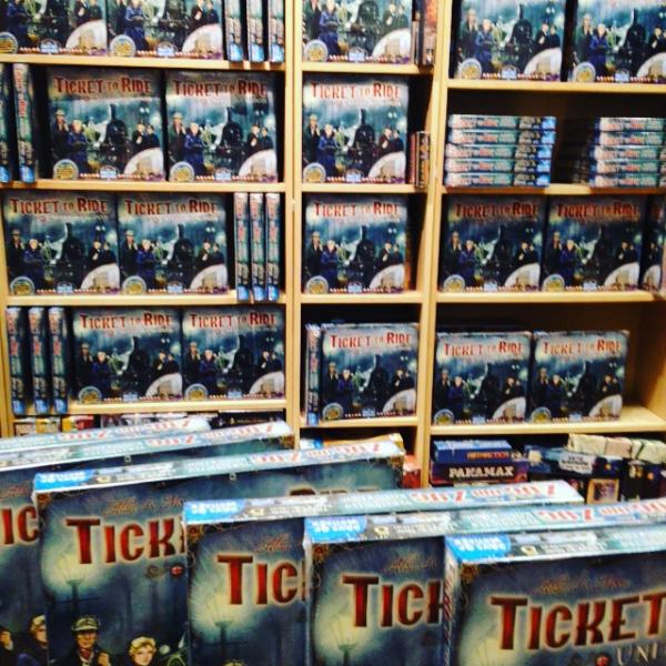 Our Ticket to Ride UK display in store!