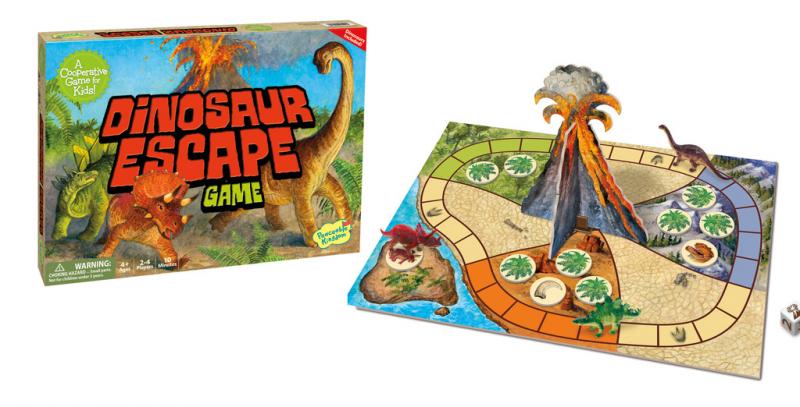 Dinosaur Escape game components